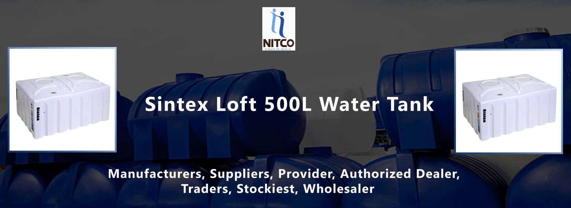 sintex loft 500l water tank manufacturers